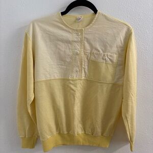 Vintage yellow lightweight sweatshirt